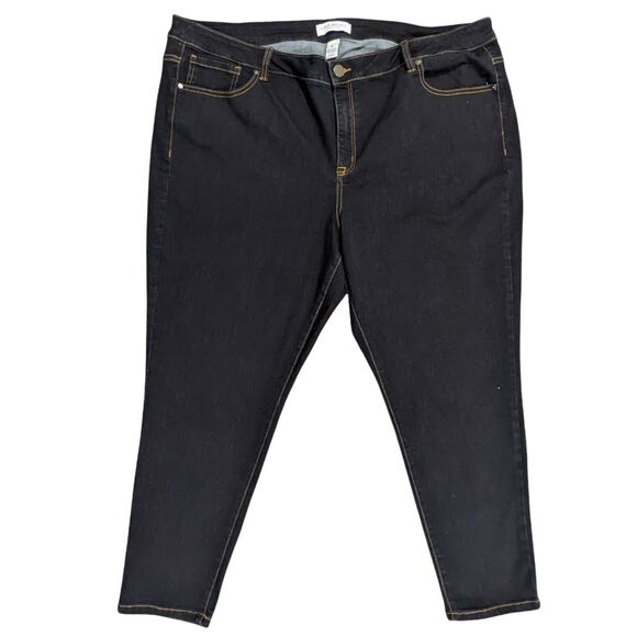 Lane Bryant Women Size 26‎ Skinny Jeans Mid-Rise Essential Stretch Inseam 27" - Picture 1 of 12